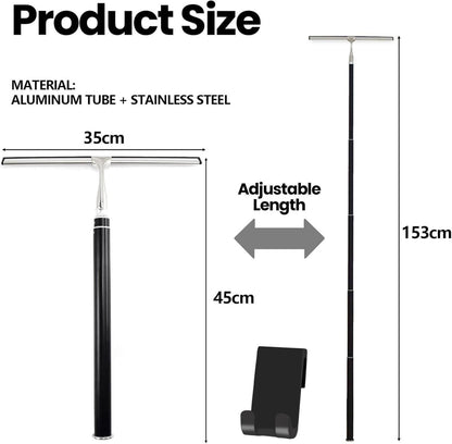 Duschabzieher Set 35cm Breit Ohne Bohren Abzieher Silikon