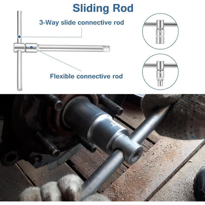 Steckschlüsselsatz 108-teilig mit 1/4" & 1/2" Knarre