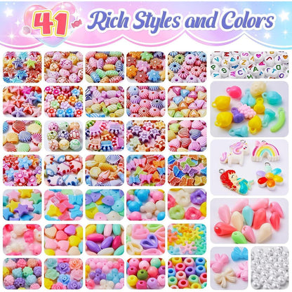 Perlen Set zum Selber Machen für Kinder – DIY Schmuck Basteln