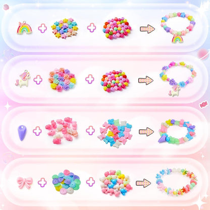 Perlen Set zum Selber Machen für Kinder – DIY Schmuck Basteln