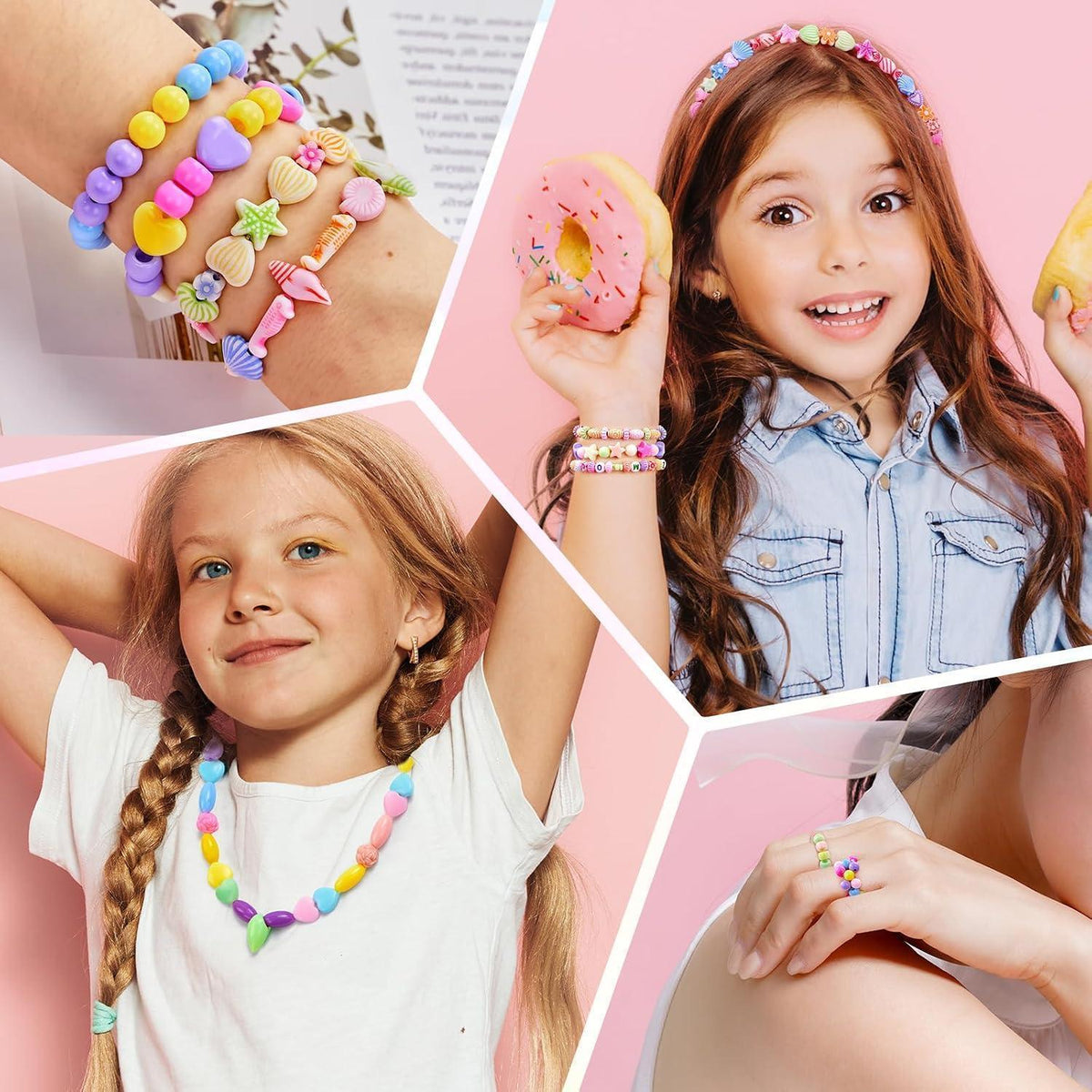 Perlen Set zum Selber Machen für Kinder – DIY Schmuck Basteln