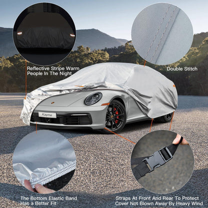 Autoabdeckung Coupé Wasserdicht & Atmungsaktiv (420-450cm)