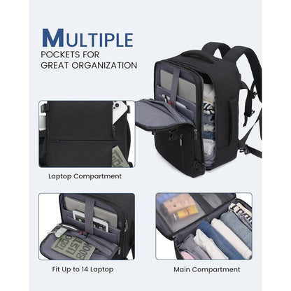 Handgepäck Rucksack Reiserucksack 45x36x20 USB Laptopfach