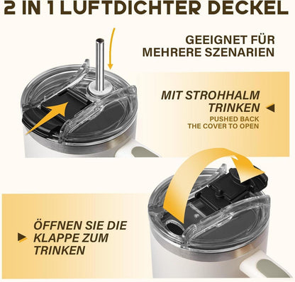 Jahrestag Geschenk Trinkflasche 40 oz Partner Pinguin Liebeserklärung
