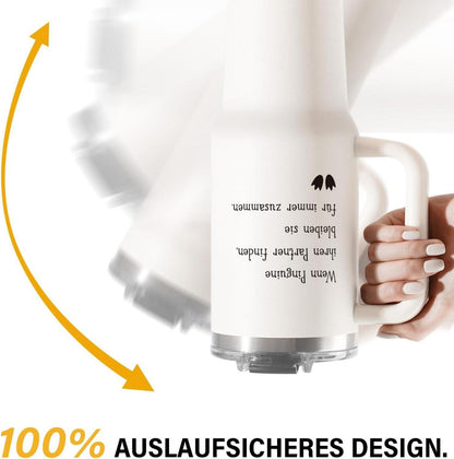Pinguin Trinkflasche 40 oz Partner Geschenk für Ihn/Sie