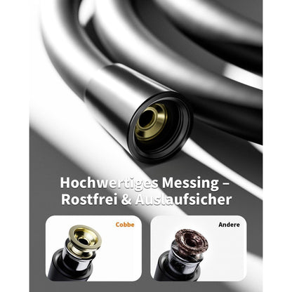 2m Silikon Duschschlauch – Flexibel, Leckagefrei & Hitzebeständig
