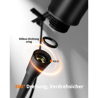 2m Silikon Duschschlauch – Flexibel, Leckagefrei & Hitzebeständig