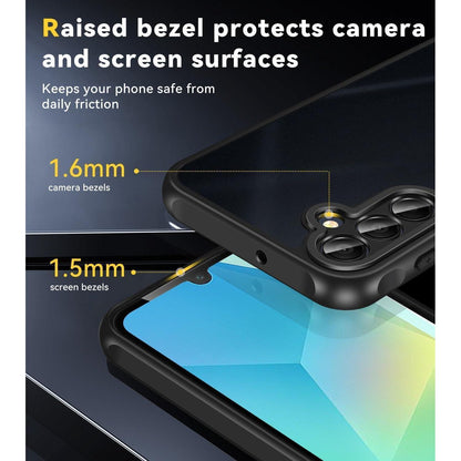 Schutzhülle mit Panzerglas für Samsung Galaxy A16 4G/5G Schwarz