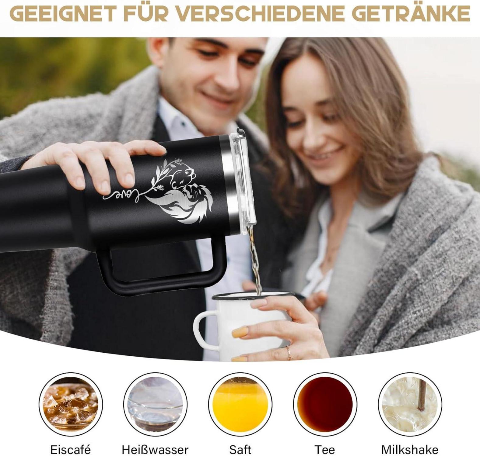 Thermobecher 40 oz Geschenk für Freund Partner Jahrestag