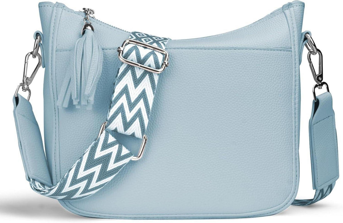 Umhängetasche Damen Crossbody Bag Verstellbar Abnehmbar PU-Leder