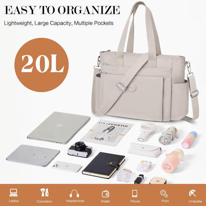 TEUEN Handtasche Damen Nylon Groß Crossbody Schultertasche