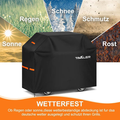 Wetterfeste Grillabdeckung 160x70x125 cm aus 600D Oxford-Stoff