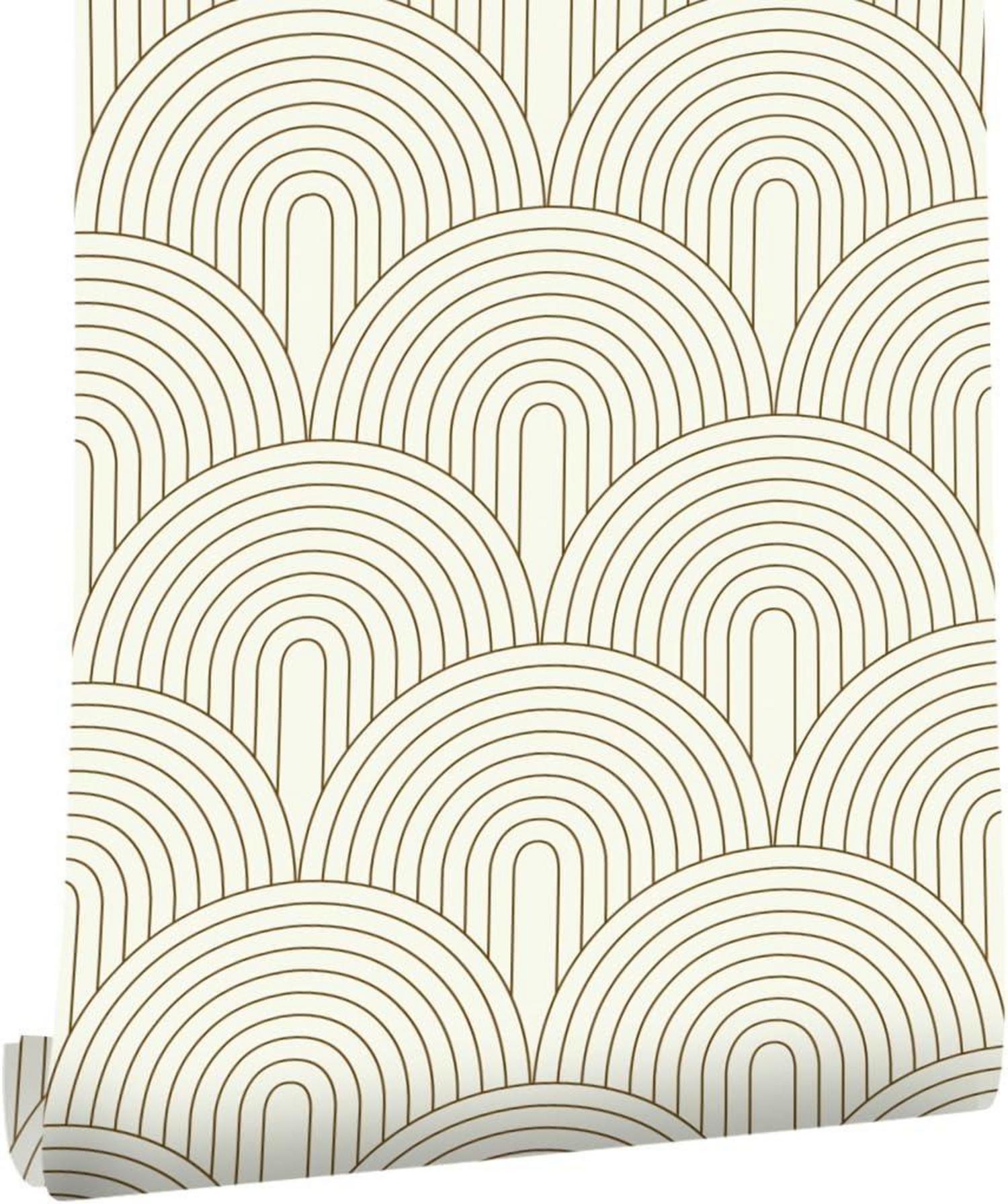 Selbstklebende Tapete wasserdicht & selbstklebend, Geometrie 3, 0.4W x