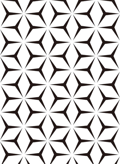 Selbstklebende Geometrie Tapete wasserdicht, 0.4W x 3L m