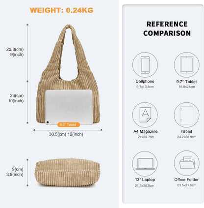 Damen Handtasche Groß Shopper Schultertasche Casual - Weiches Material - Vielseitig einsetzbar - Inkl. Geschenk - Miss Lulu