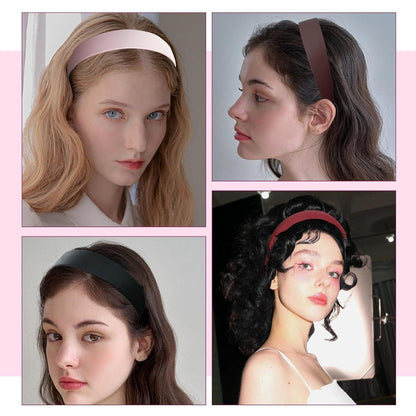 6er Set Damen Haarreifen Breit in 6 Farben - DIY Headband für Urlaubs- und Alltagsoutfits