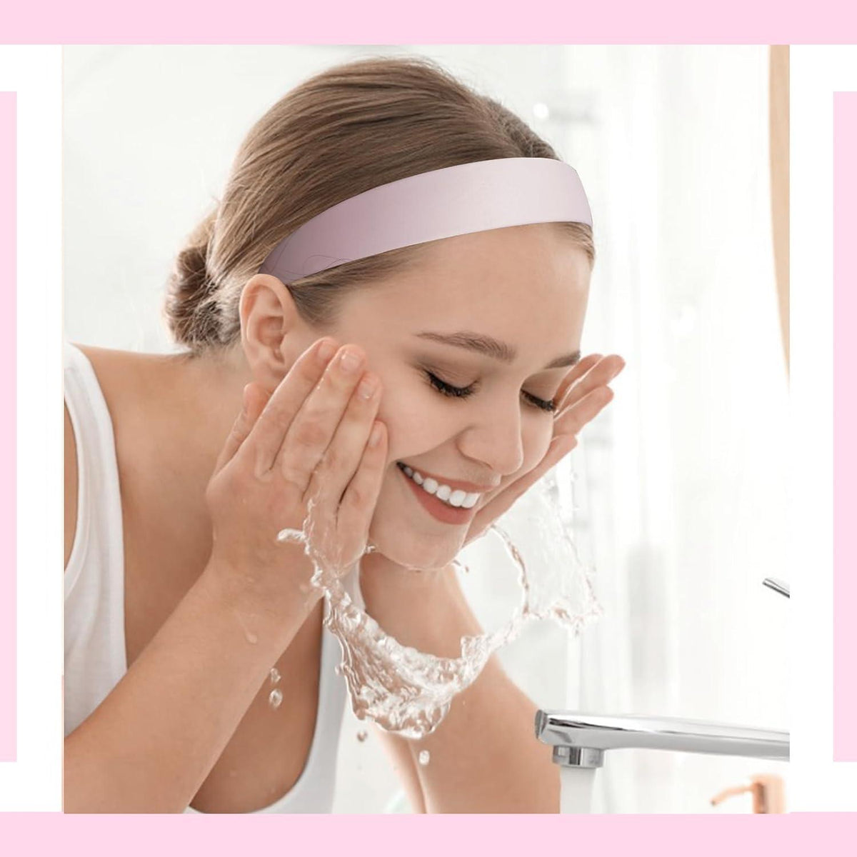 8er Set Damen Haarreifen breit Headband DIY Haarschmuck 6 Farben
