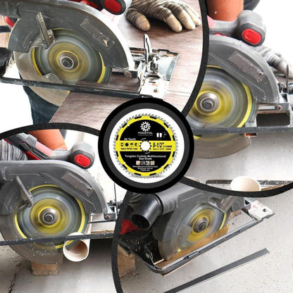 Kreissägeblatt Holz 216mm 60 Zähne für Metall & Kunststoff