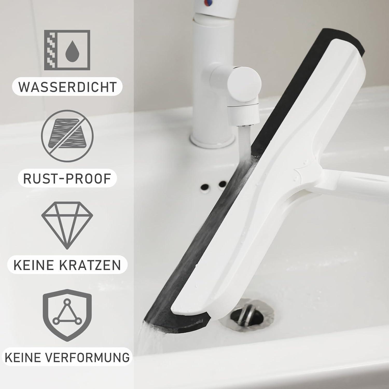 Wasserschieber Bodenabzieher Verstellbarer Griff 126cm Tierhaare