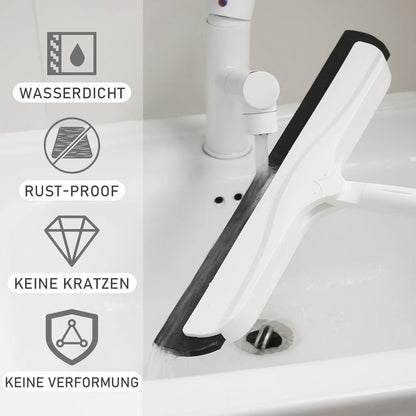Wasserschieber Bodenabzieher Verstellbarer Griff 126cm Tierhaare