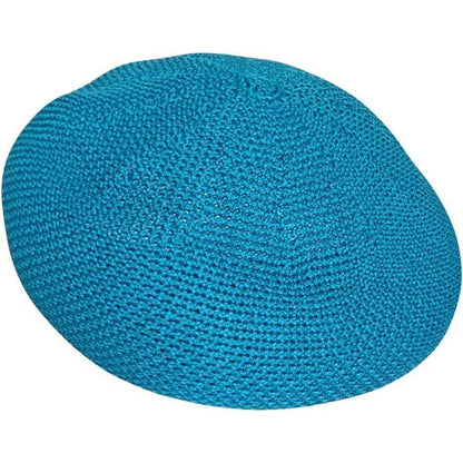 Damen Baskenmütze Sommer Leicht & Atmungsaktiv - Blau