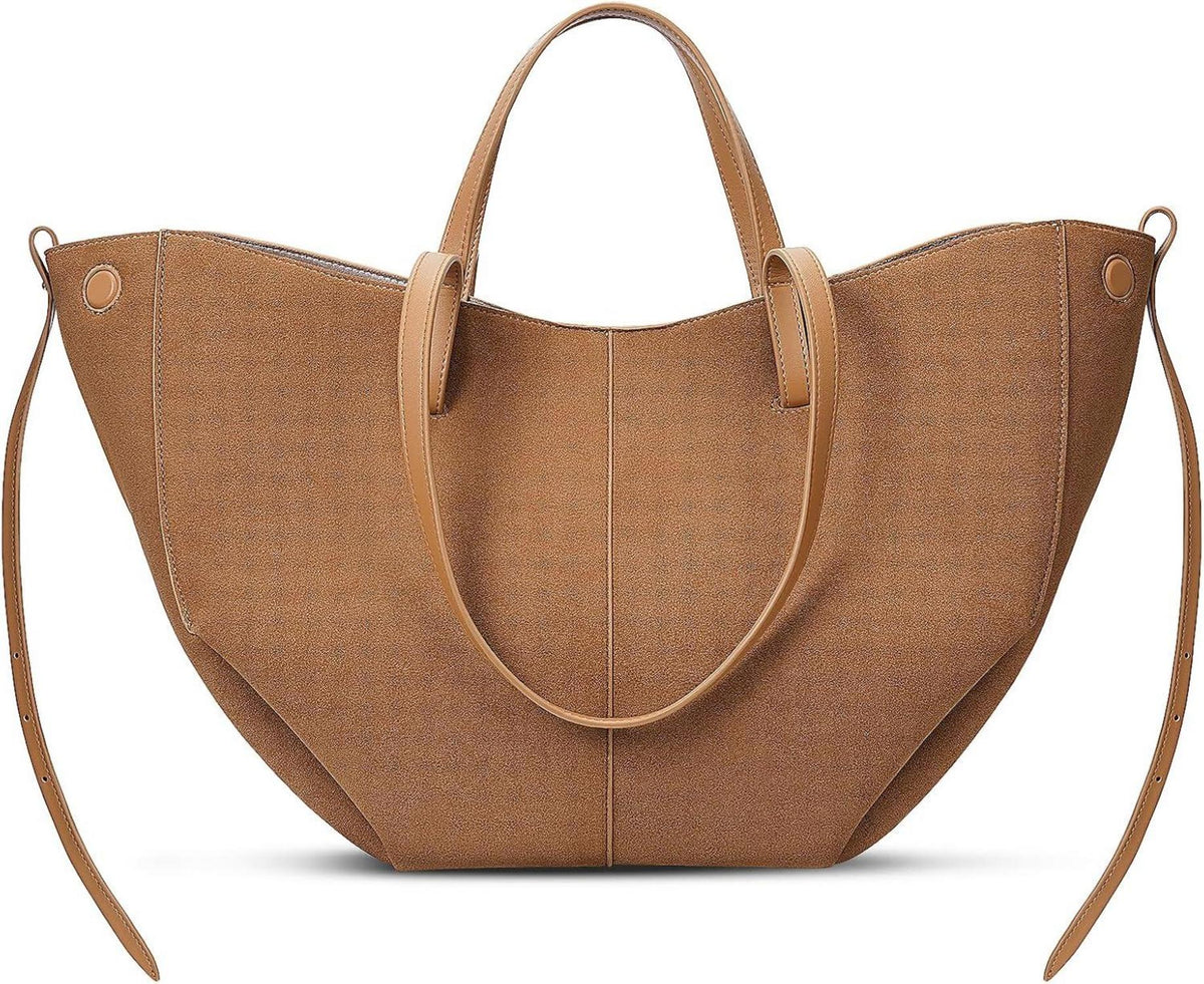 TIAASTAP Tote Bag Kunstleder Damen Groß Schultertasche Shopper