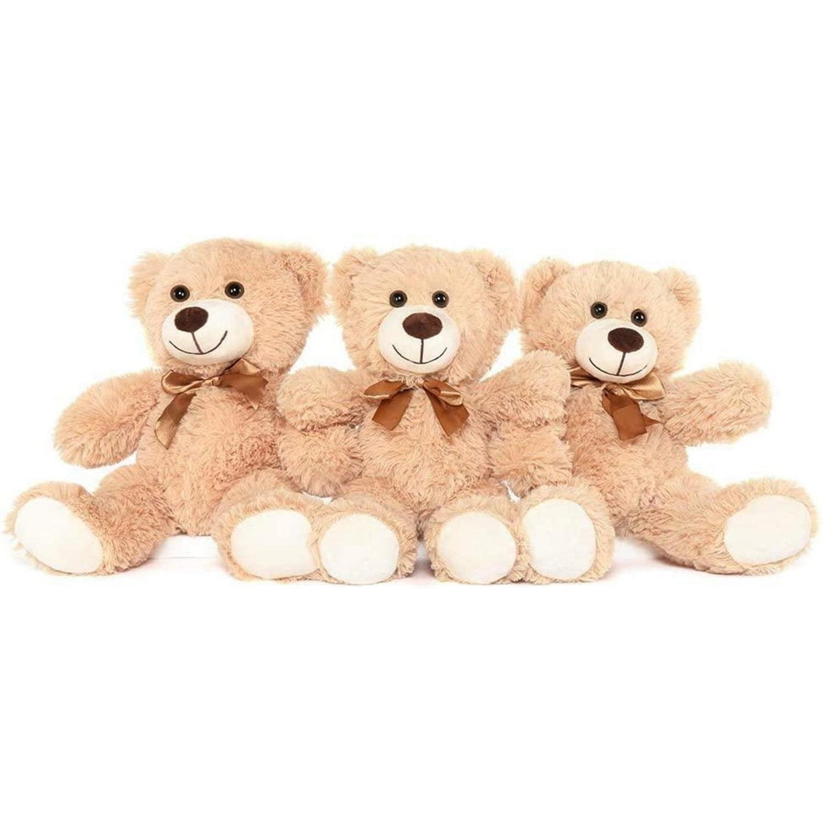 3x Süße Teddybären – Kawaii Plüschtiere 35cm