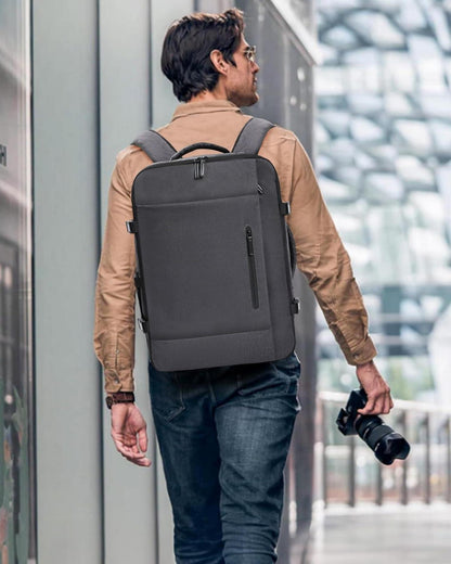 Handgepäck Rucksack für Easyjet Reise 45x36x20 Dunkelgrau