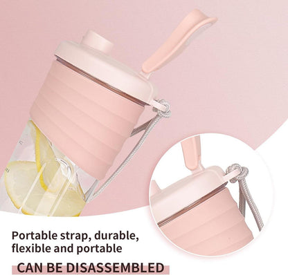 Protein Shaker Bottle 700ml Tritan BPA-frei Rosa Fitness Outdoor
