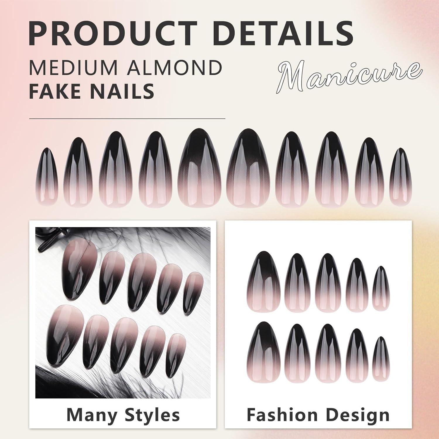 Press On Nails Set Kurze Nägel Aufkleben Soft Gel Fake Nägel Halloween