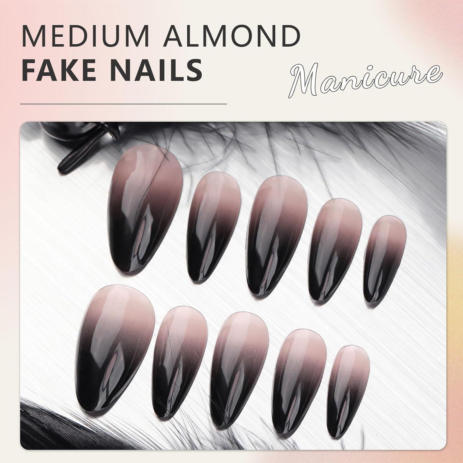 Press On Nails Set Kurze Nägel Soft Gel Fake Nägel für Halloween