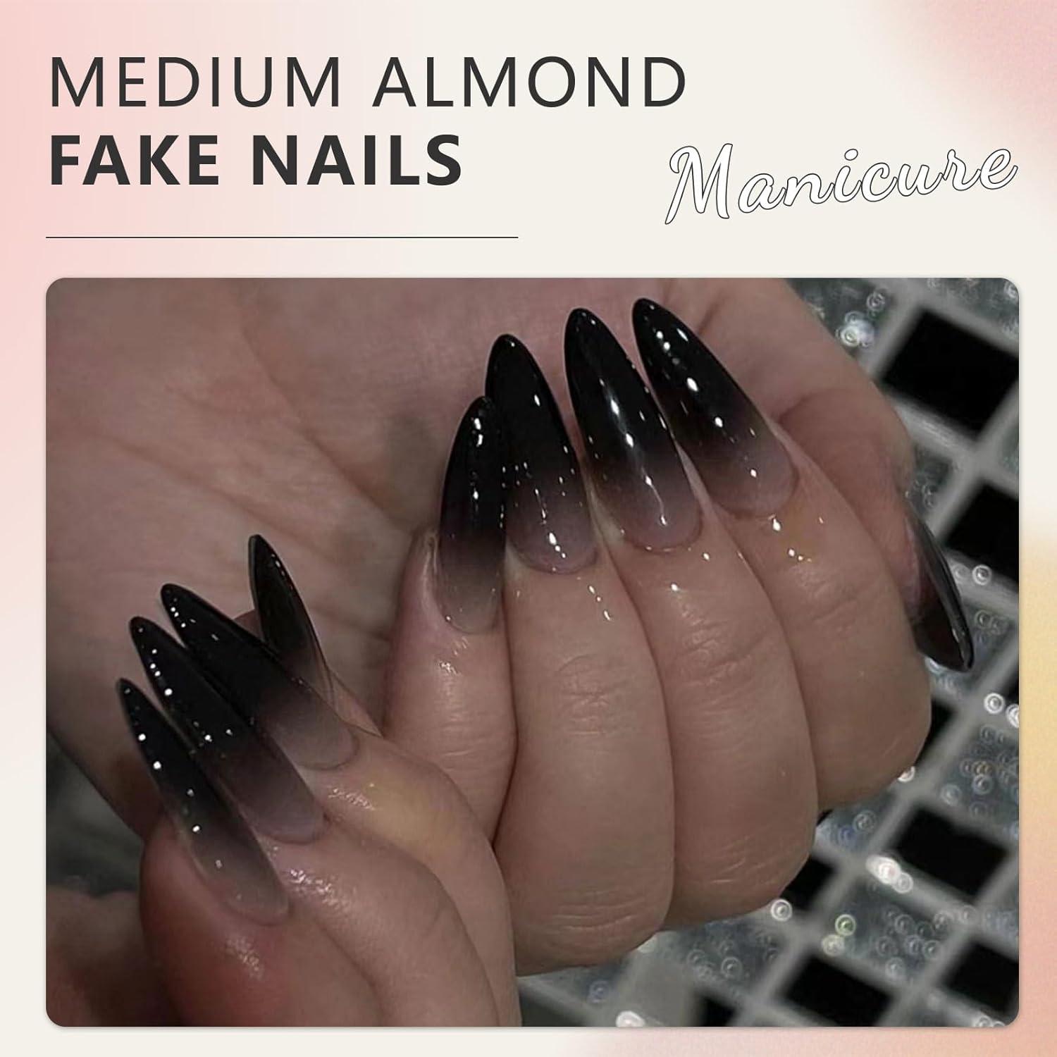 Kurze Press On Nails Set Soft Gel Fake Nägel Halloween
