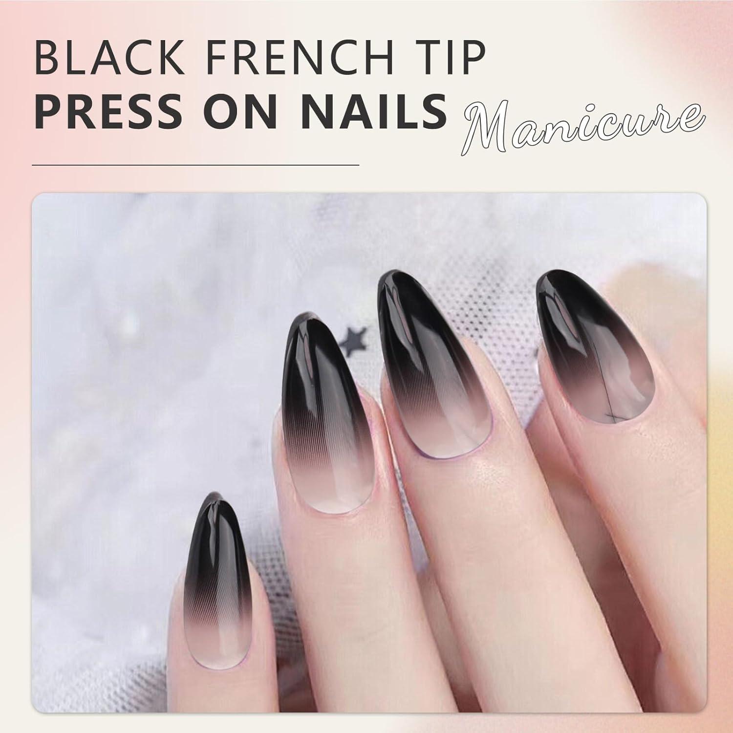 Press On Nails Set Kurze Nägel Soft Gel Fake Nägel Halloween