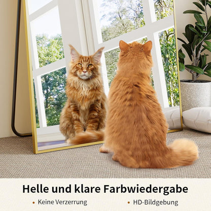 Großer Standspiegel 165x60cm – Bruchsicher & Wandhängend