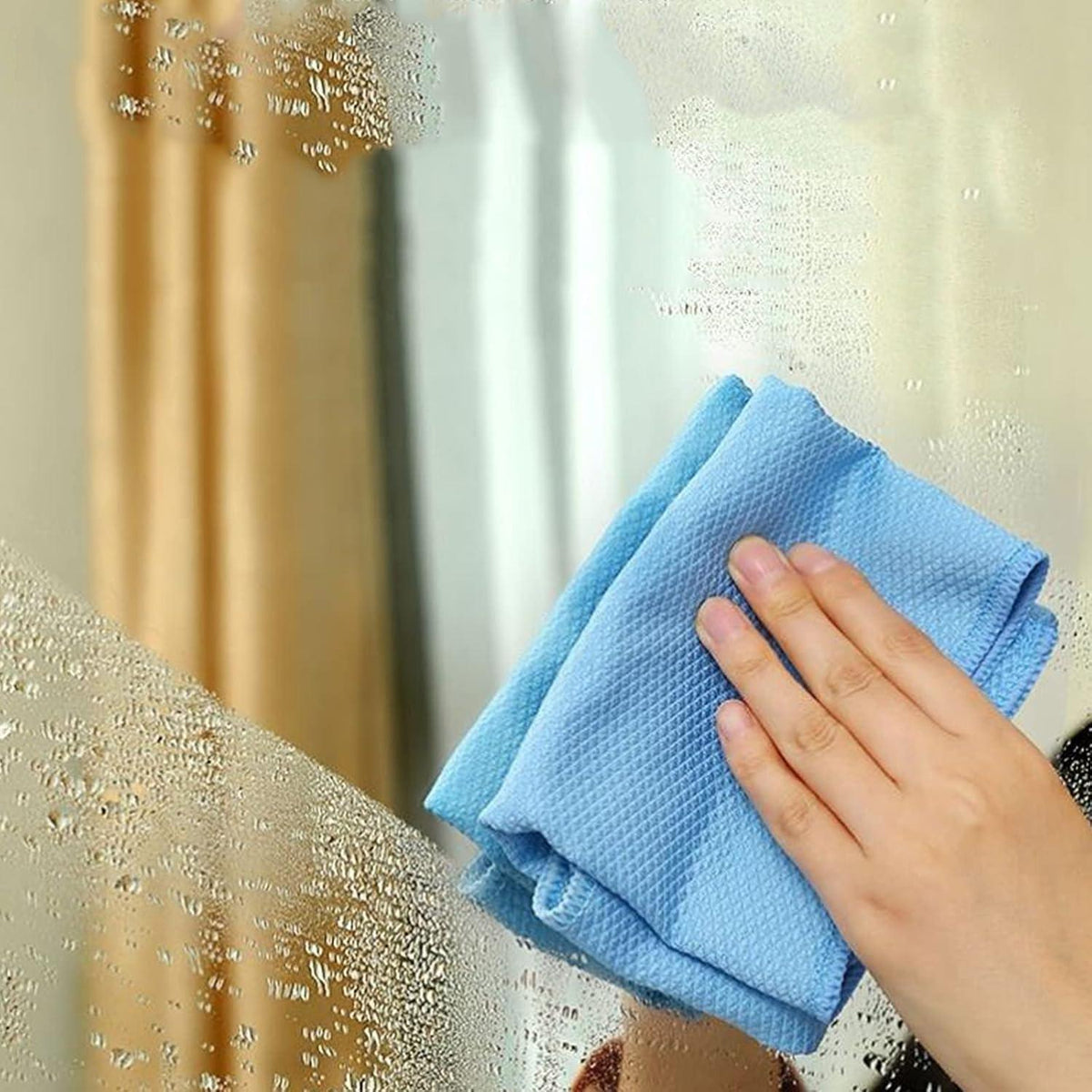 10x Mikrofasertücher – Streifenfrei für Fenster & Co.