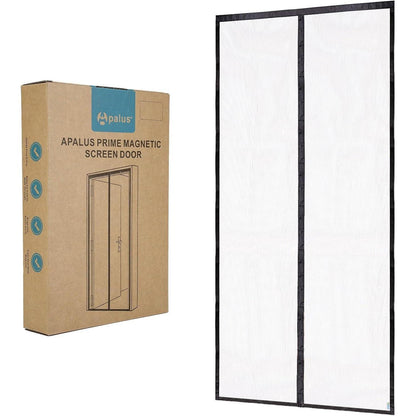 Magnetischer Insektenschutz für Balkontüren 75x210cm Schwarz