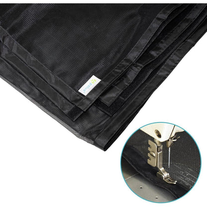 Magnetischer Insektenschutz für Balkontüren 75x210cm Schwarz