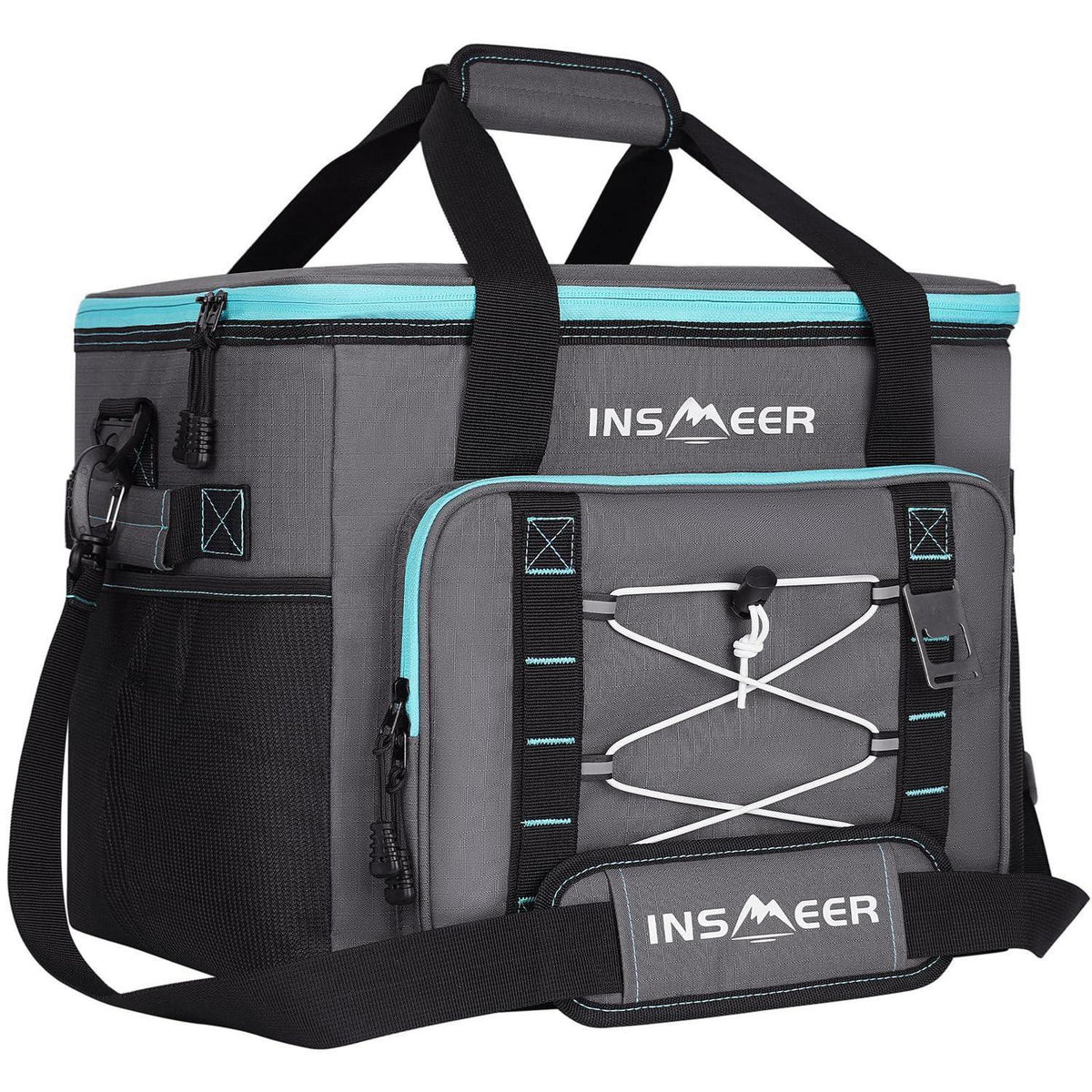 Große Kühltasche 40L – Faltbar, Auslaufsicher & für 60 Dosen