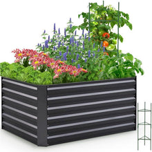 Quictent Hochbeet Metall 180x90x30cm, Frühbeet Pflanzkübel