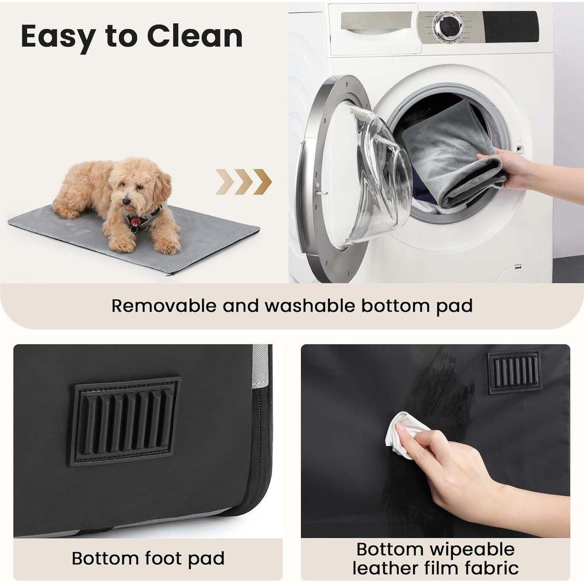 Faltbare Hundetransportbox 61x52x45cm – Stabil & Atmungsaktiv
