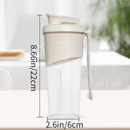 Protein Shaker 700ml Tritan BPA-frei Silikongriff Fitness Shaker