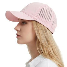 Atmungsaktive Baseball Cap Herren Damen Sommer Mesh Rosa