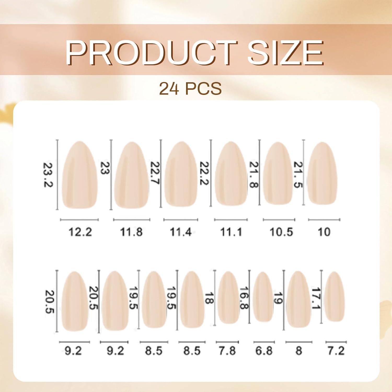 30 Pcs Kristall Cat Eye Press On Nails Blutrot Mittel Oval