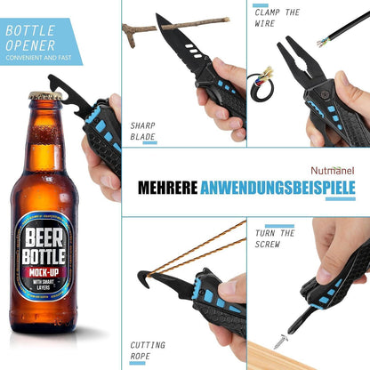 Multitool Klappmesser 13-in-1 – Geschenk für Männer & Outdoor