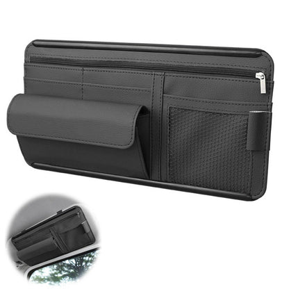 Auto Sonnenblende Organizer mit Brillenhalter & Stauraum