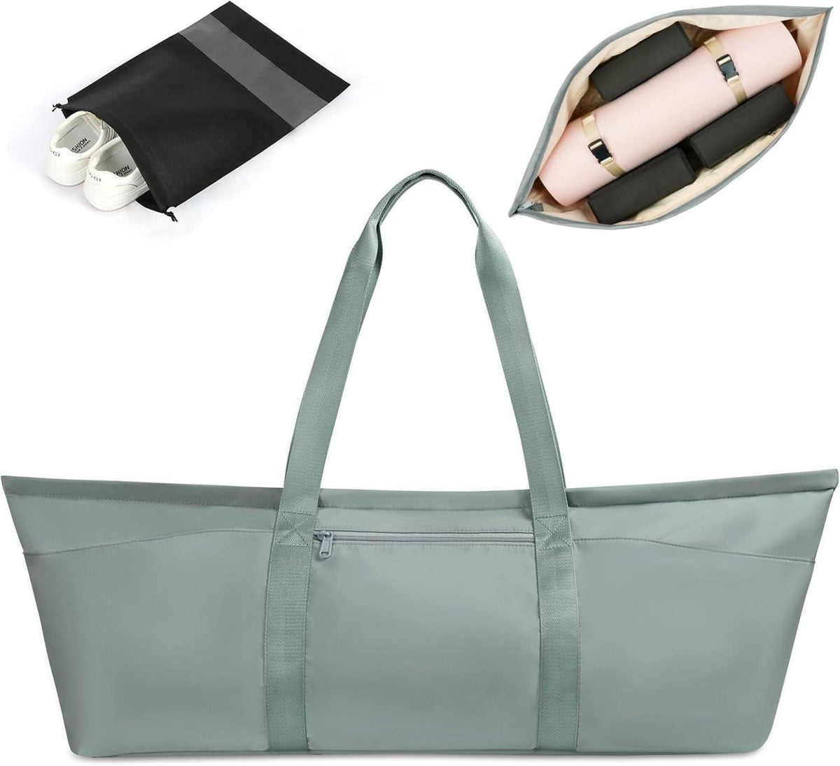 Aucuu Sporttasche Damen Yogatasche Groß mit Nassfach Schuhtasche