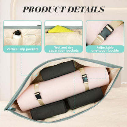Sporttasche Damen Groß Yogatasche mit Nassfach & Schuhtasche