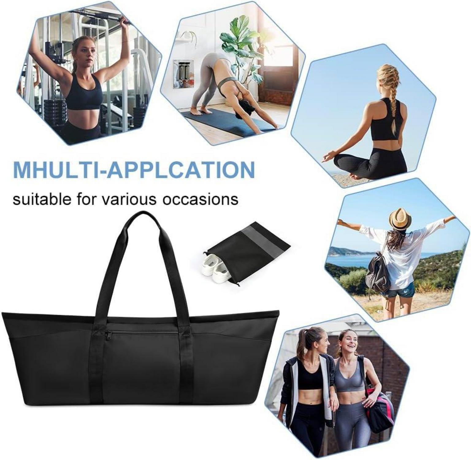 Yogatasche Groß Damen Sporttasche Verstellbarer Schultergurt