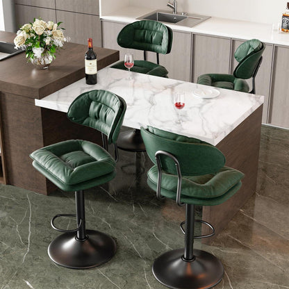 Barhocker Set 4er – Ergonomisch & Verstellbar – Military Green