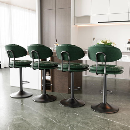 Barhocker Set 4er – Ergonomisch & Verstellbar – Military Green